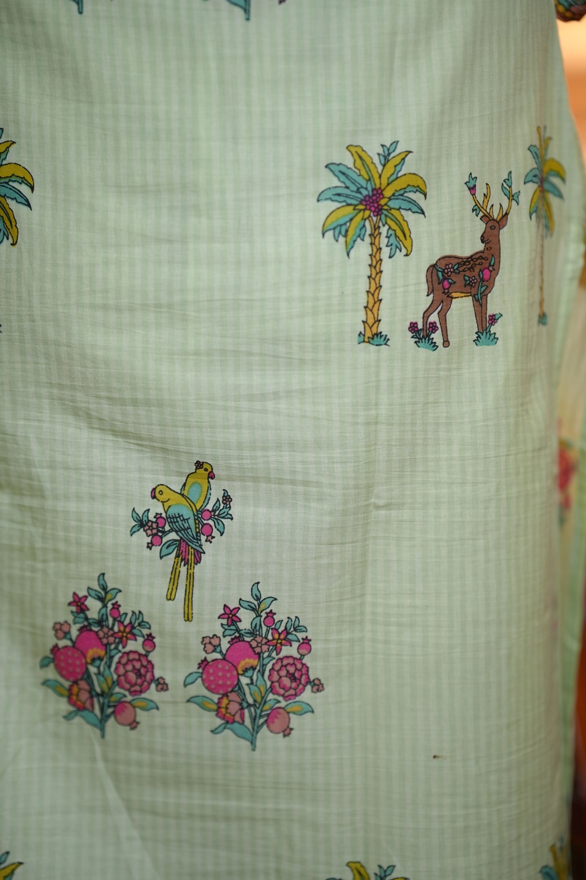 EDEN FLORAL COTTON SUIT SET (SAGE GREEN)