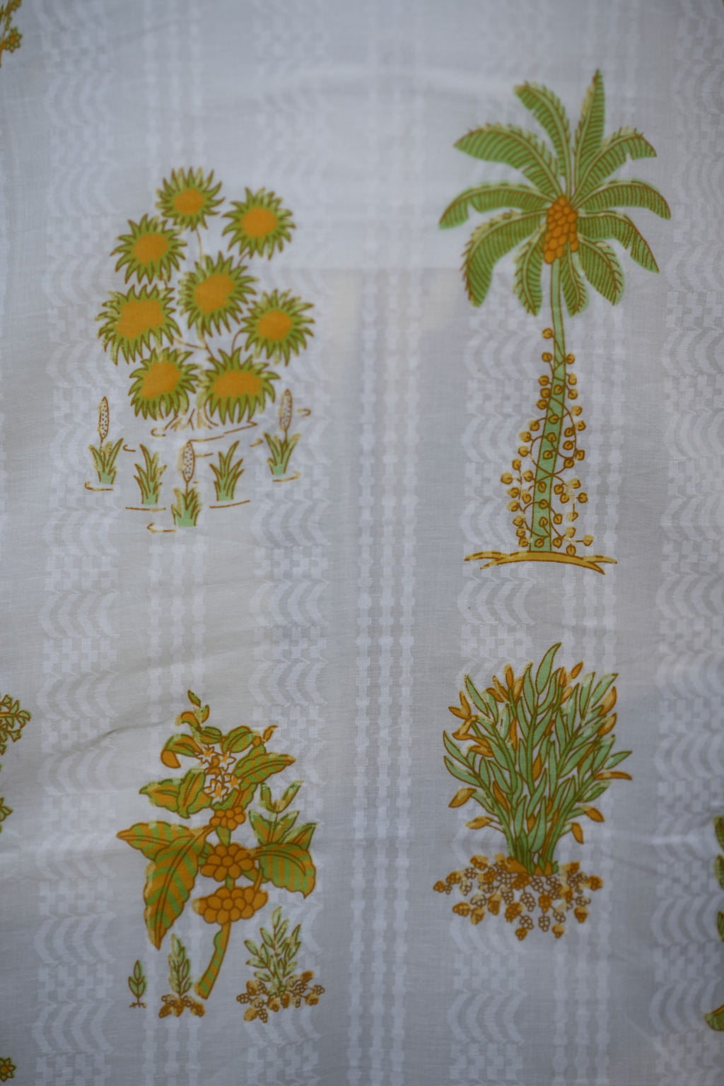 PALM BOTANICA COTTON SUIT SET (IVORY)