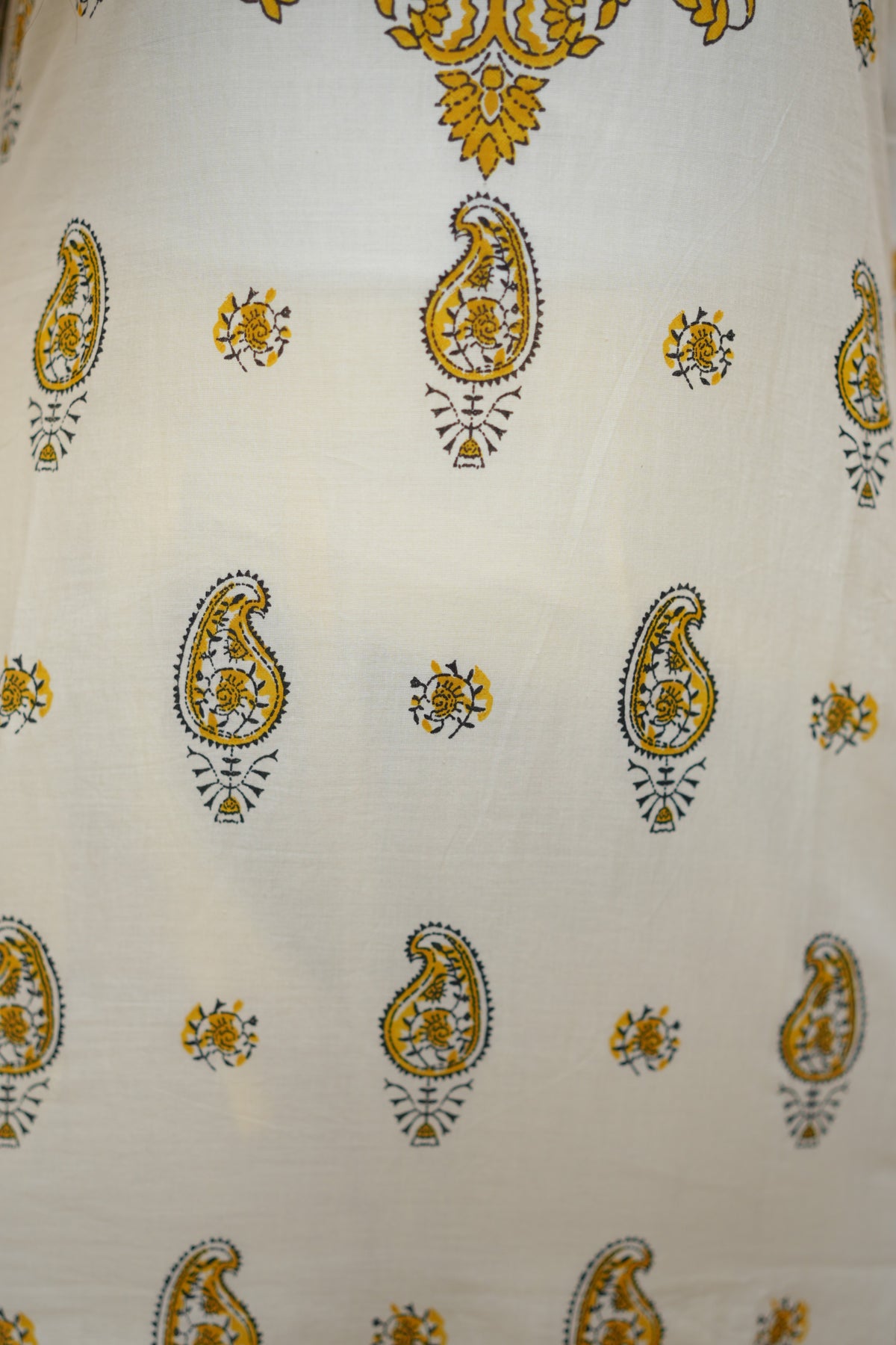 AMBER PAISLEY COTTON SUIT SET (IVORY)