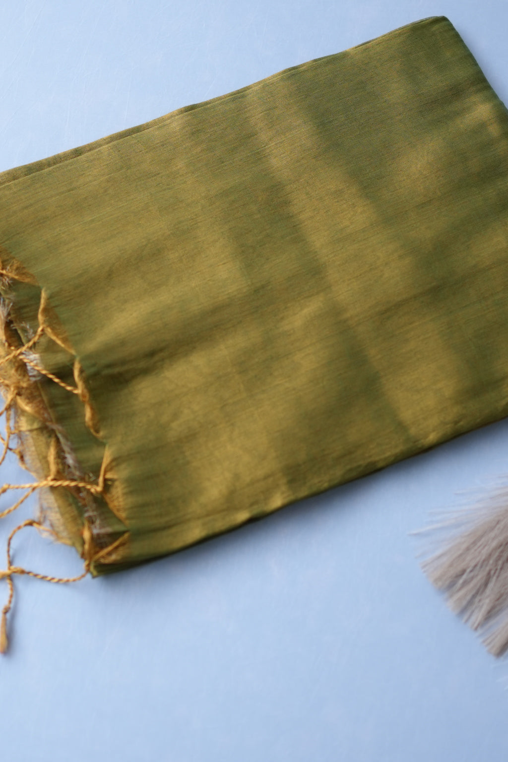 COTTON TISSUE SAREE PLAIN