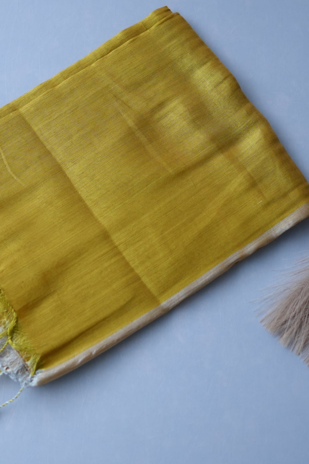 COTTON TISSUE SAREE PLAIN