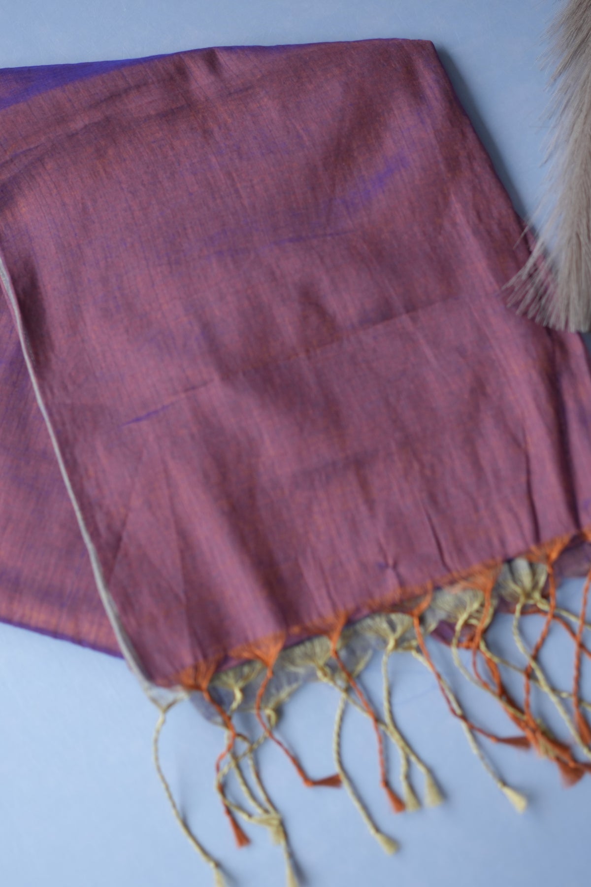 COTTON TISSUE SAREE PLAIN