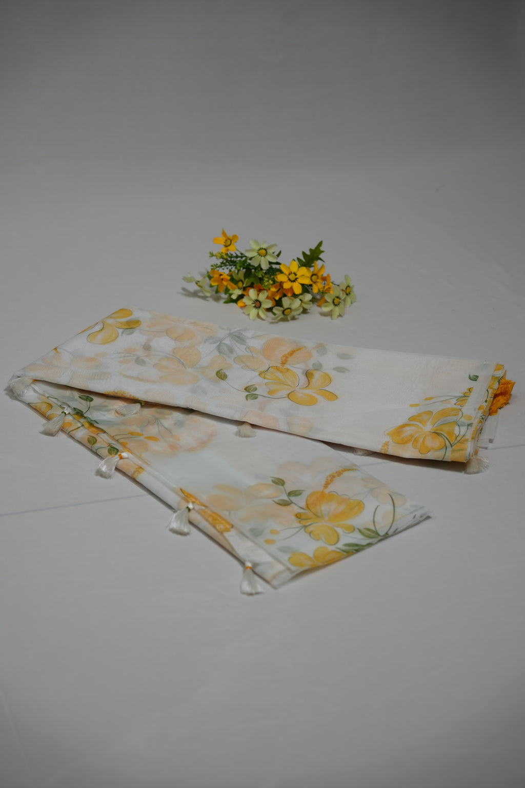 FLORAL ORGANZA SAREE