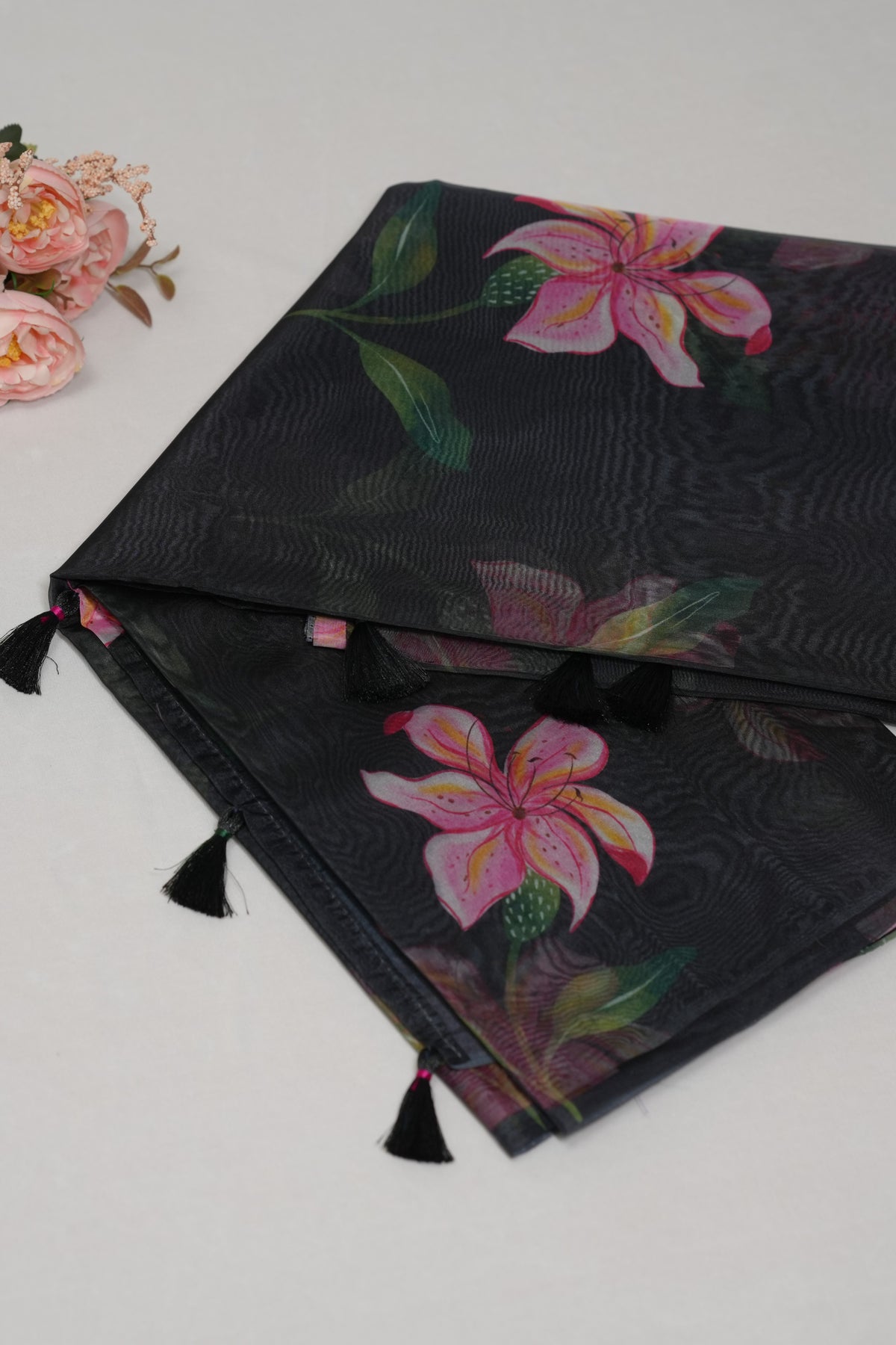 FLORAL ORGANZA SAREE