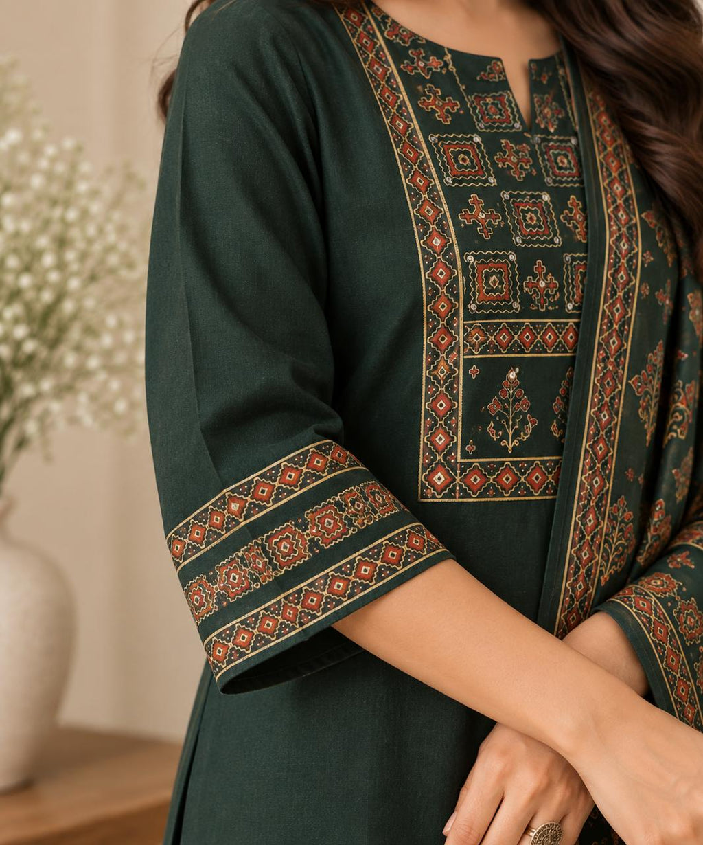 AJRAKH ARTISAN COTTON SUIT SET