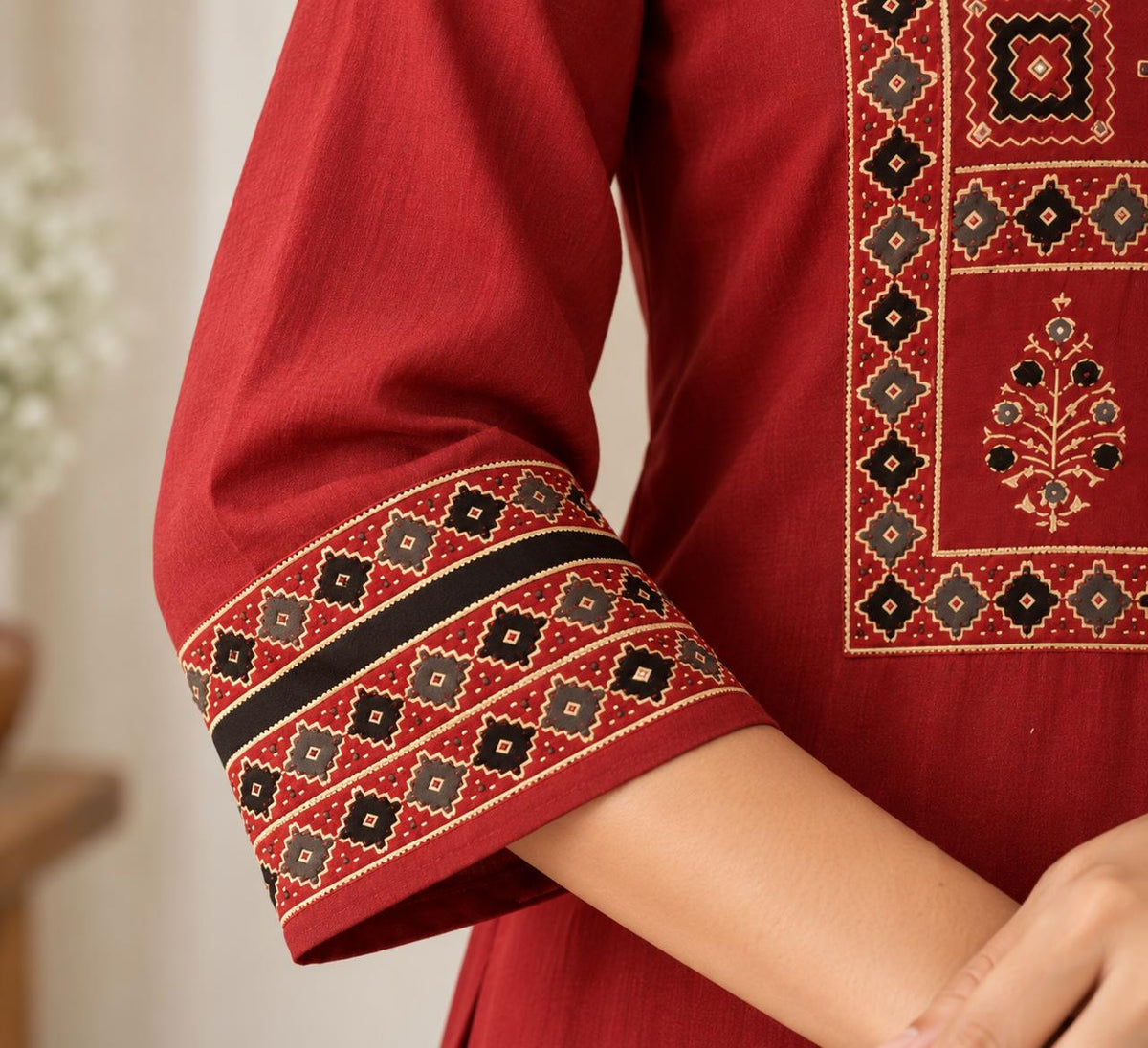 AJRAKH ARTISAN COTTON SUIT SET