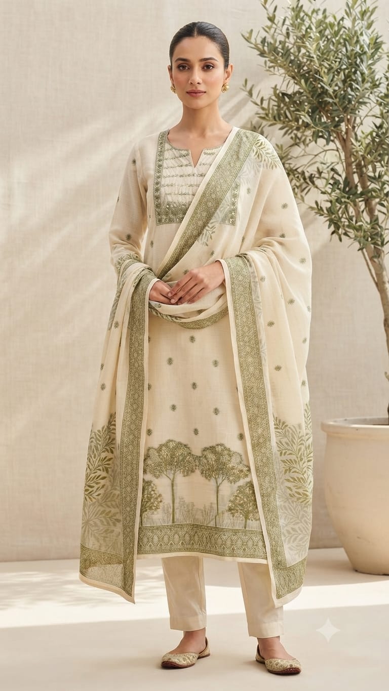 JAMDANI HERITAGE BOTANICA SUIT