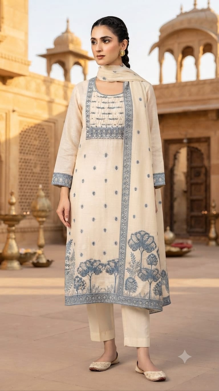 JAMDANI HERITAGE BOTANICA SUIT